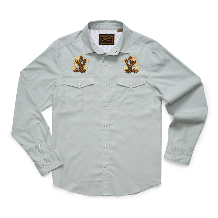 Howler Brothers Gaucho Snapshirt Mens in Prickly Pears