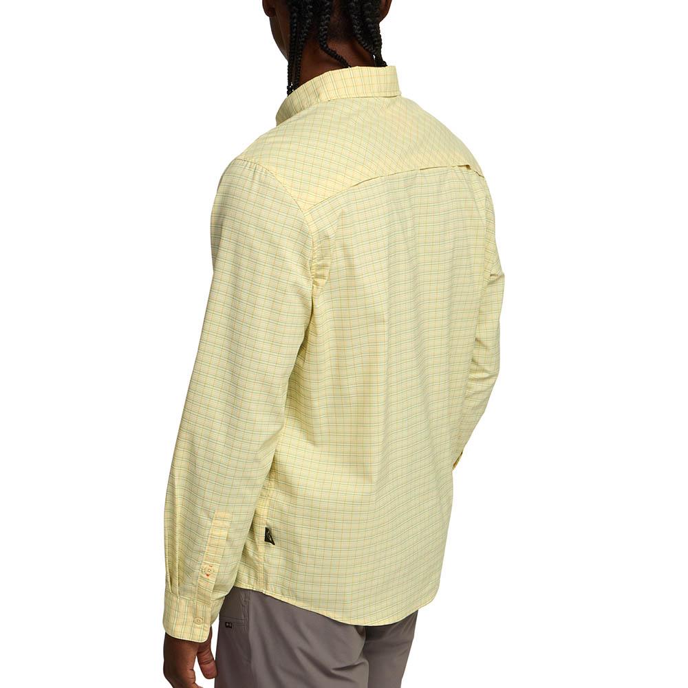 Howler Brothers Matagorda Long Sleeve Shirt Mens in Trader Plaid Dawn