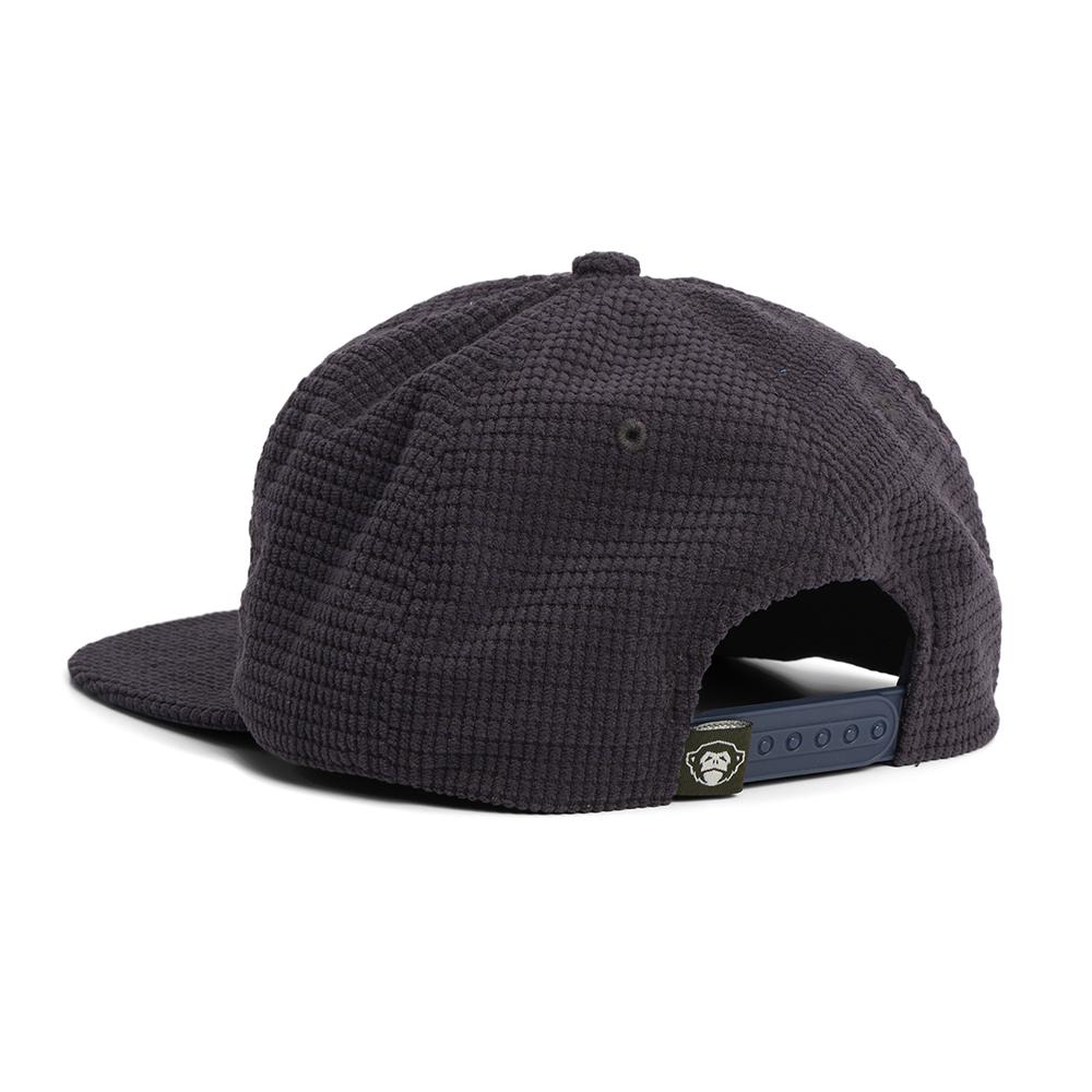 Howler Brothers Trout Bolt Unstructured Snapback Hat in Navy Corduroy