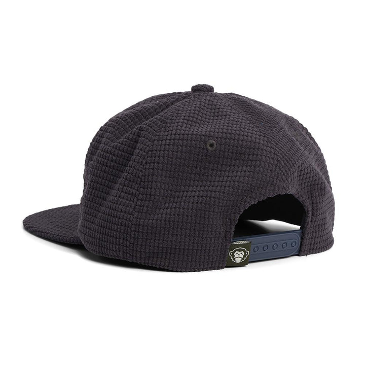 Howler Brothers Trout Bolt Unstructured Snapback Hat in Navy Corduroy