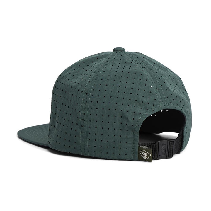 Howler Brothers Trucha Aperture Tech Strapback Hat in Dark Teal
