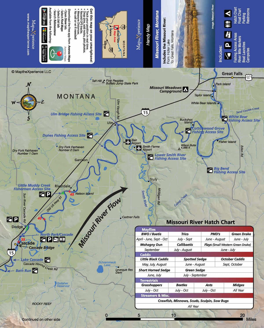 Map the Xperience Missouri River (MT) Map