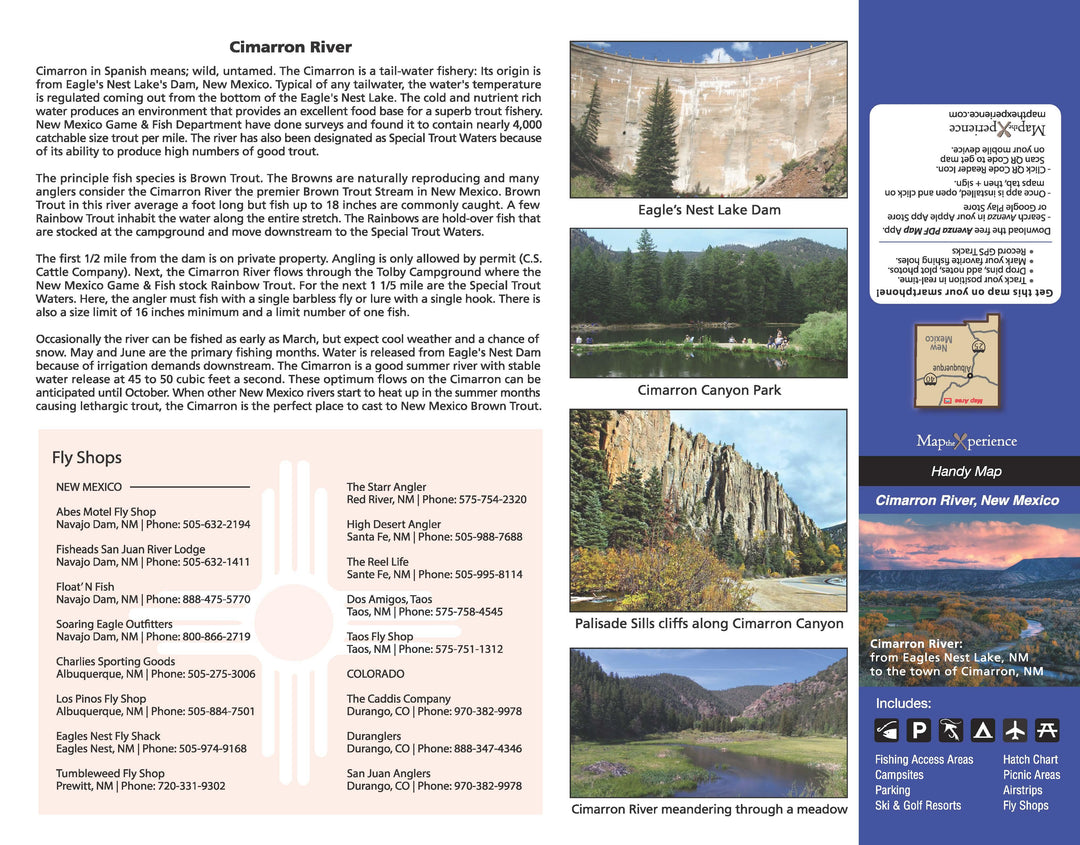 Map the Xperience Cimmaron River (NM) Map
