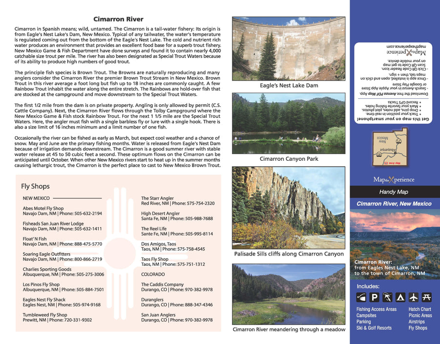Map the Xperience Cimmaron River (NM) Map