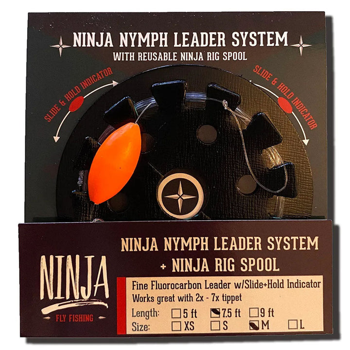 Ninja Fly Fishing Nymph Leader System - Large
