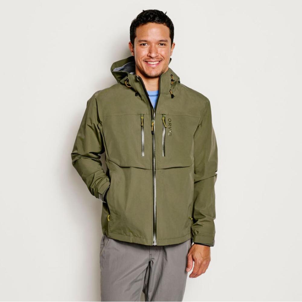Orvis Clearwater Jacket Mens in Moss