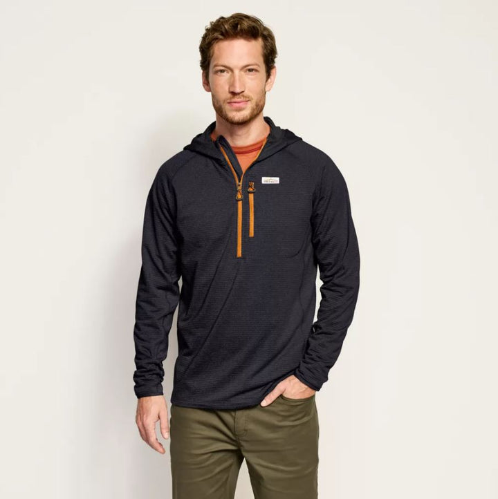 Orvis Horseshoe Hills 1/4 Hoodie Men's in Navy