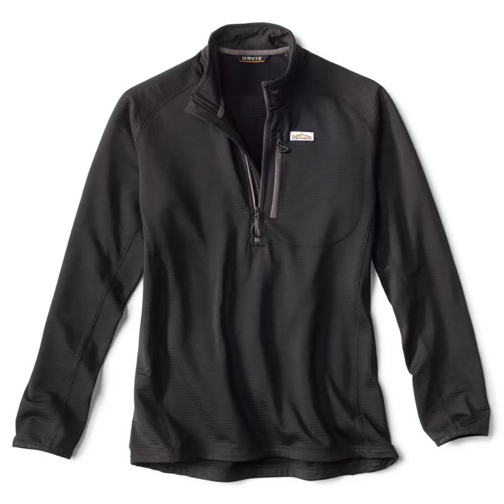 Orvis Horseshoe Hills 1/4 Zip Fleece Men's in Black