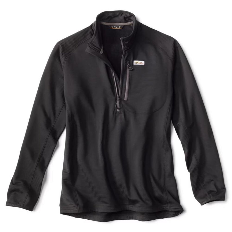 Orvis Horseshoe Hills 1/4 Zip Fleece Men's in Black