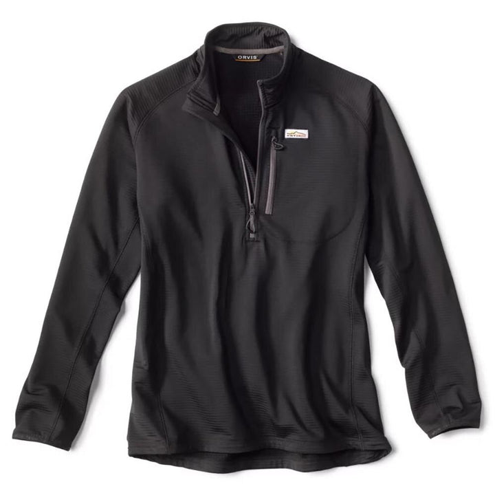 Orvis Horseshoe Hills 1/4 Zip Fleece Men's in Black