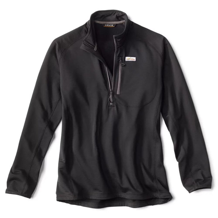 Orvis Horseshoe Hills 1/4 Zip Fleece Men's in Black