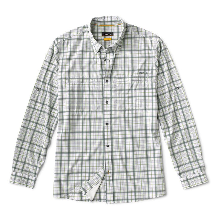Orvis Stonefly Stretch Long Sleeve Shirt Men's in Fern