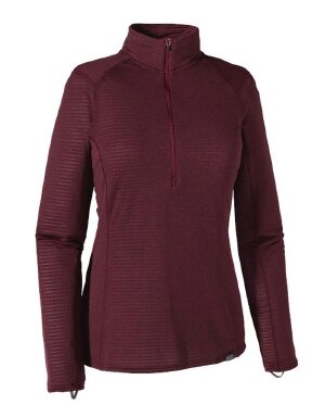Patagonia Capilene Thermal Weight Zip Neck Women's in Deep Mahogany