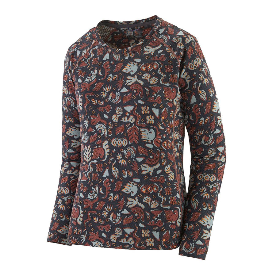 Patagonia Capilene Midweight Crew Top Women’s in Across Oceans Dulse Mauve