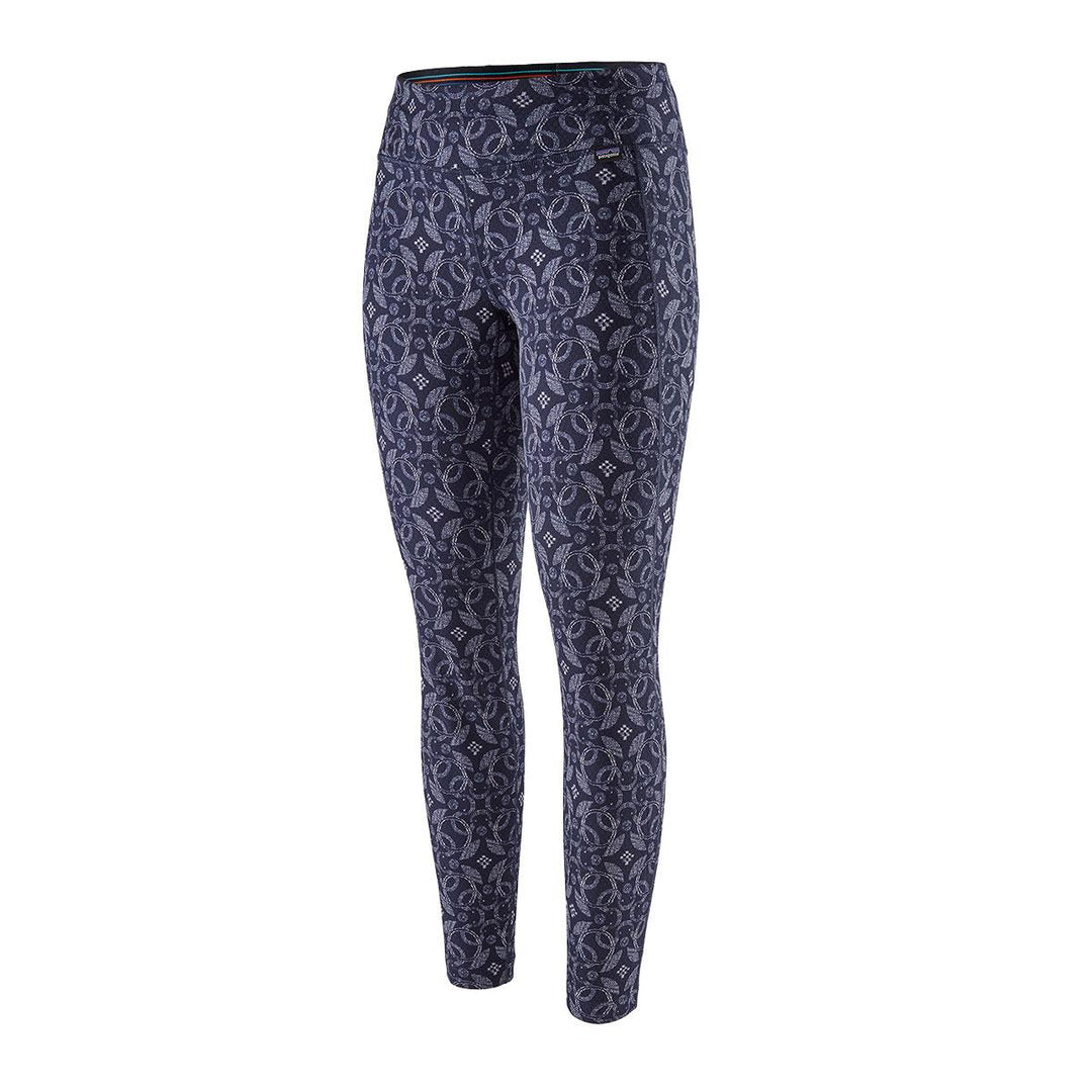 Patagonia Capilene Midweight Bottoms Women’s in Arctic Ox Geo and Classic Navy