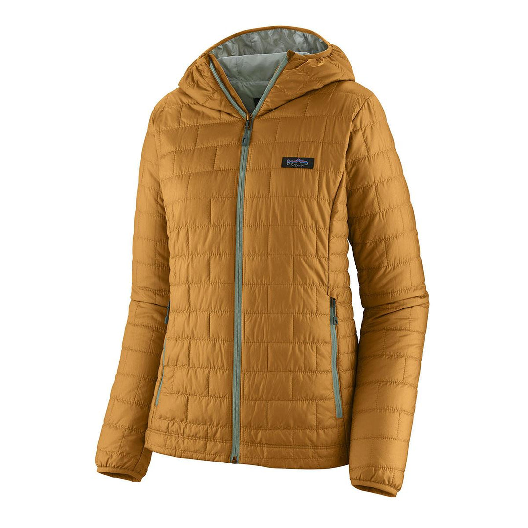 Patagonia Nano Puff Fitz Roy Trout Hoody Women's in Raptor Brown