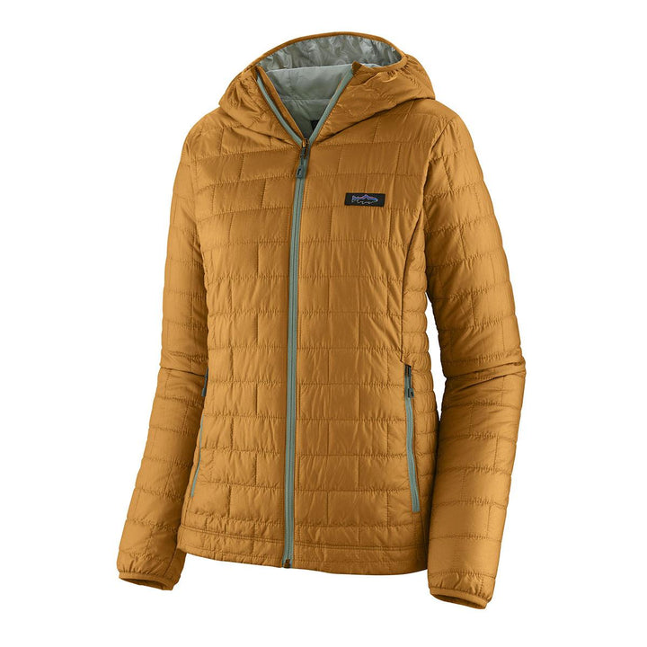 Patagonia Nano Puff Fitz Roy Trout Hoody Women's in Raptor Brown