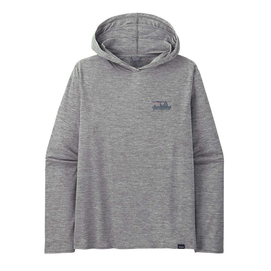 Patagonia Cap Cool Daily Graphic Hoody Men's in 73 Skyline Feather Grey