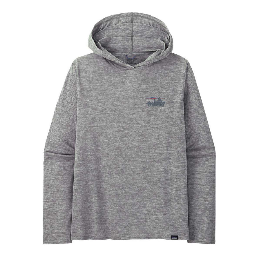 Patagonia Cap Cool Daily Graphic Hoody Men's in 73 Skyline Feather Grey