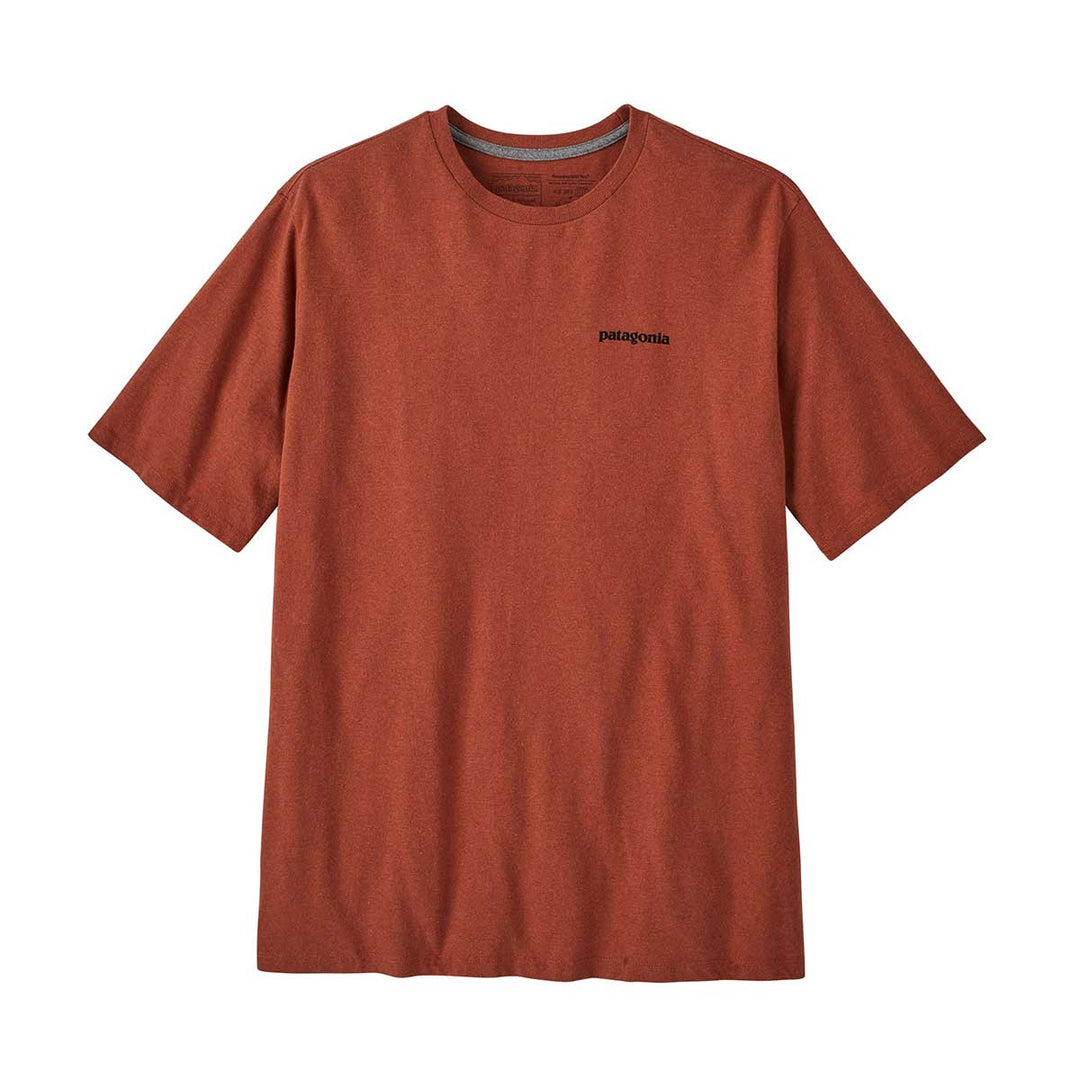 Patagonia P6 Logo Responsibill Tee Men's in Quartz Coral