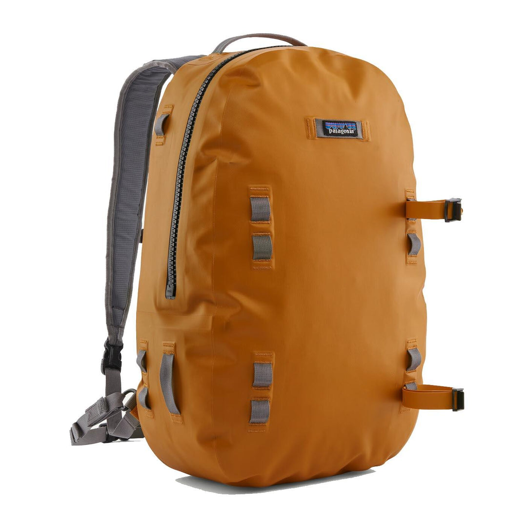 Patagonia Guidewater Backpack 29L in Golden Caramel with Noble Grey