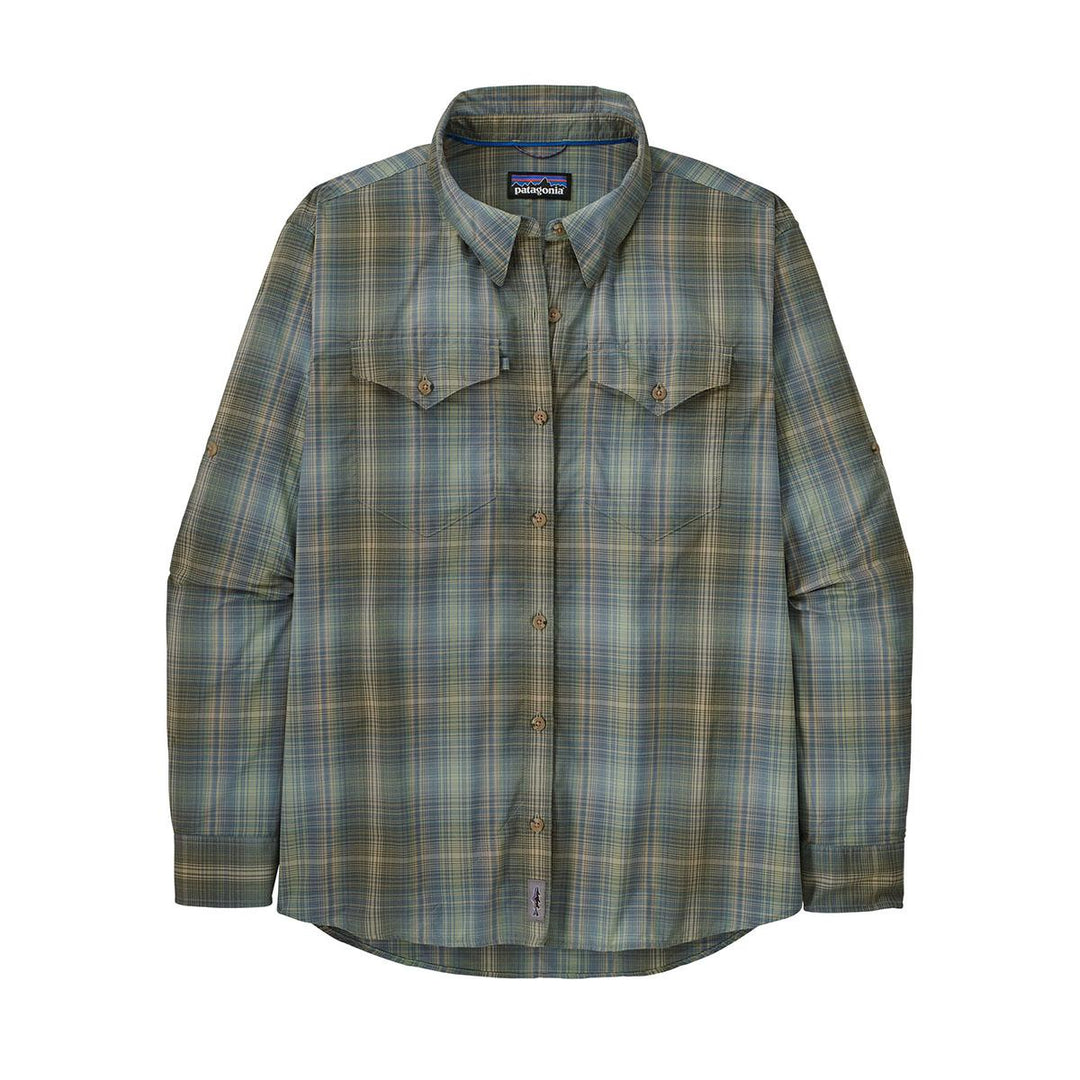 Patagonia Sun Stretch Long Sleeve Shirt Women's in San Miguel Salvia Green