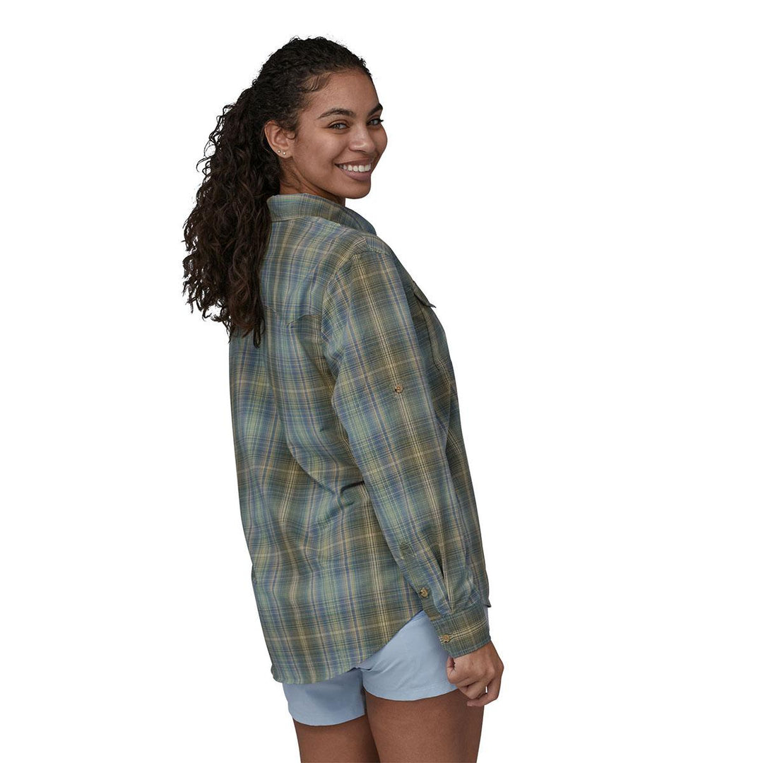 Patagonia Sun Stretch Long Sleeve Shirt Women's in San Miguel Salvia Green