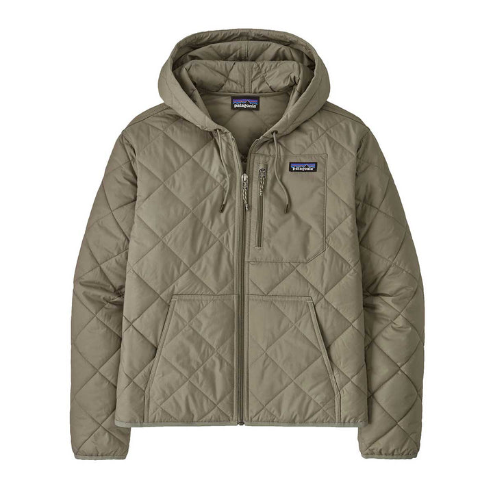 Patagonia Diamond Quilted Bomber Hoody Women's in River Rock Green