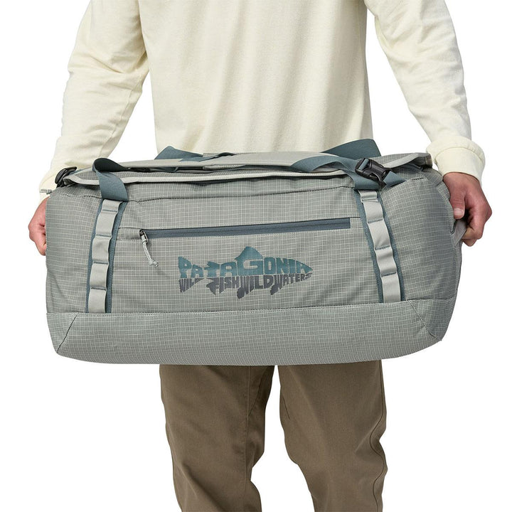Patagonia Black Hole Duffel 55L in Wild Waterline Sleet Green