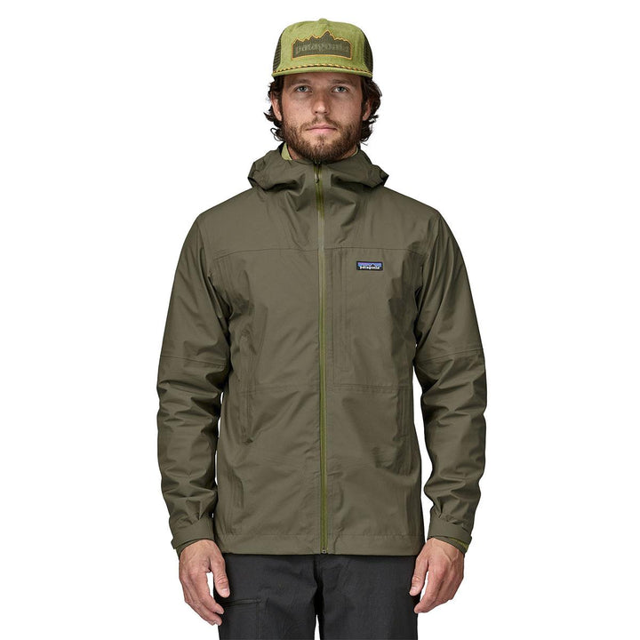 Patagonia Boulder Fork Rain Jacket Men's in Basin Green