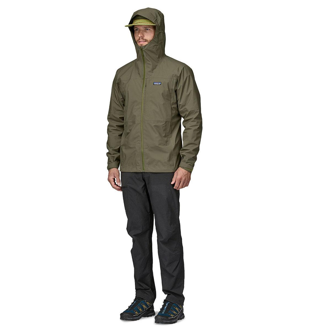 Patagonia Boulder Fork Rain Jacket Men's in Basin Green