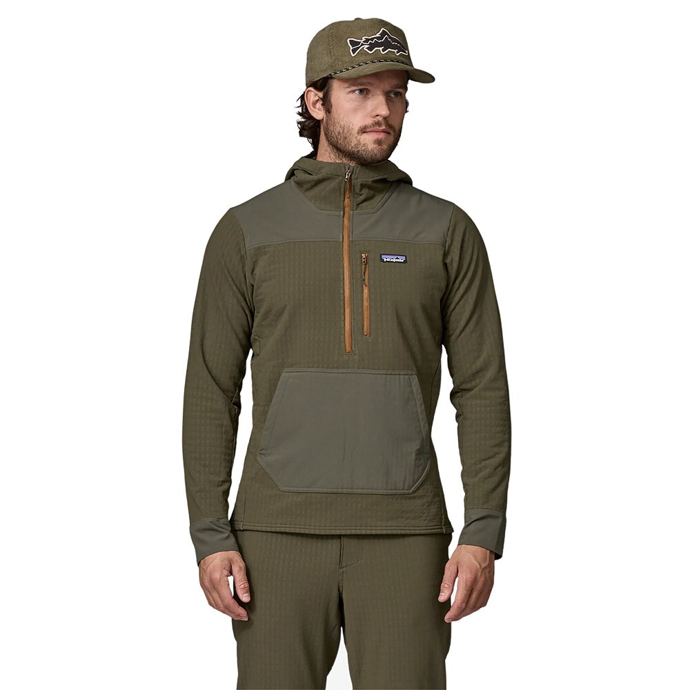 Patagonia R2 TechFace Pull Over Men's in Pine Needle Green