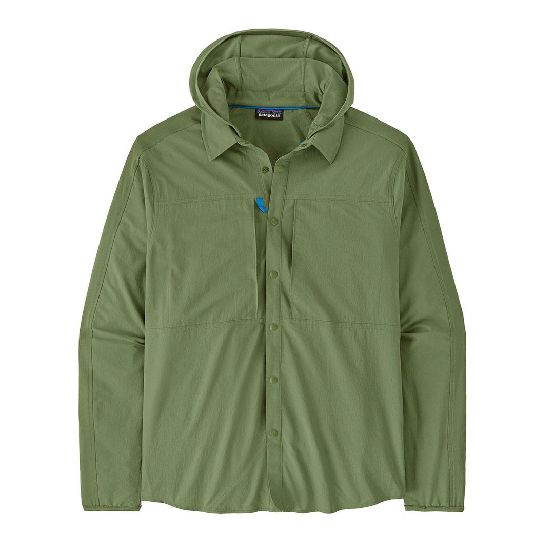 Patagonia River Rambler Hybrid Sun Hoody Men's in Terrain Green