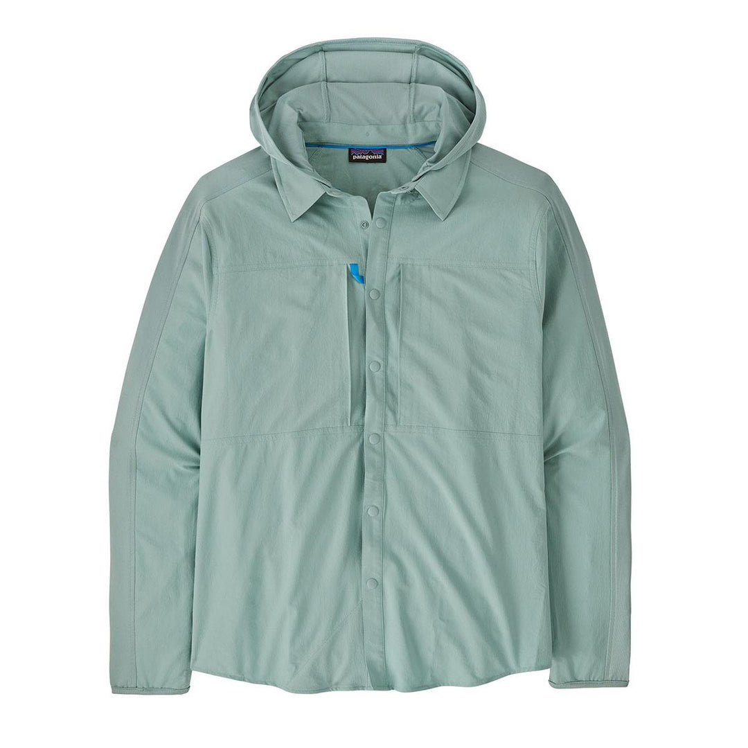 Patagonia River Rambler Hybrid Sun Hoody Men's in Thermal Blue