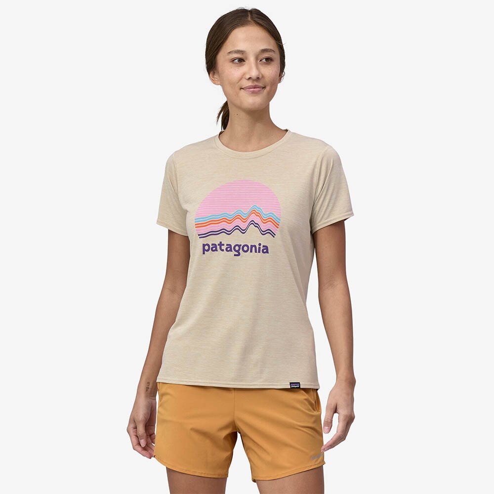 Patagonia Cap Cool Daily Graphic Shirt Women's in Ridge Rise Moonlight Pumice XDye