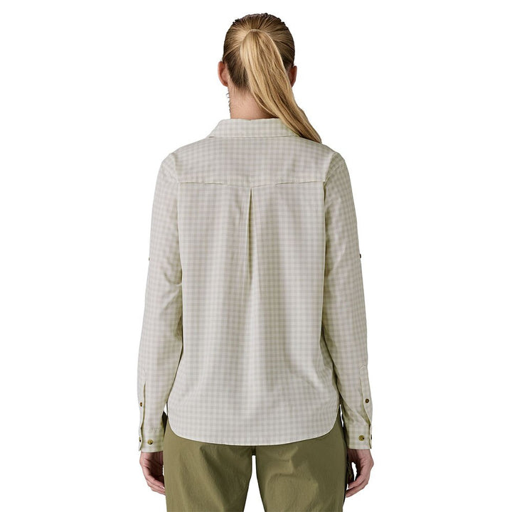 Patagonia Long Sleeve Self Guided Sun Shirt Women's in North Fork Crisp Grey