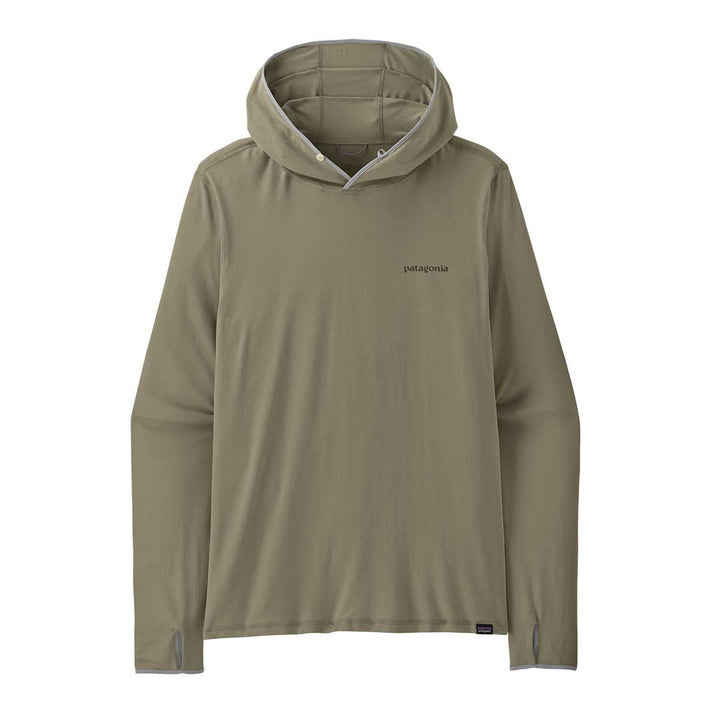 Patagonia Tropic Comfort Natural Graphic Hoody Men's in Fitz Roy Trout River Rock Green