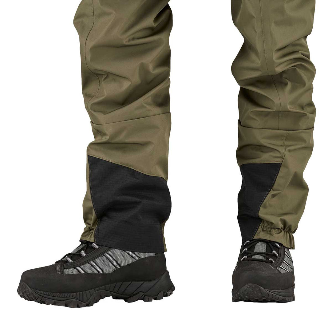 Patagonia Swiftcurrent Traverse Zip Front Waders Men's in River Rock Green