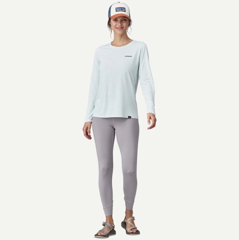 Patagonia Tropic Comfort Sun Tights Women's in Sea Spray Tidal Teal