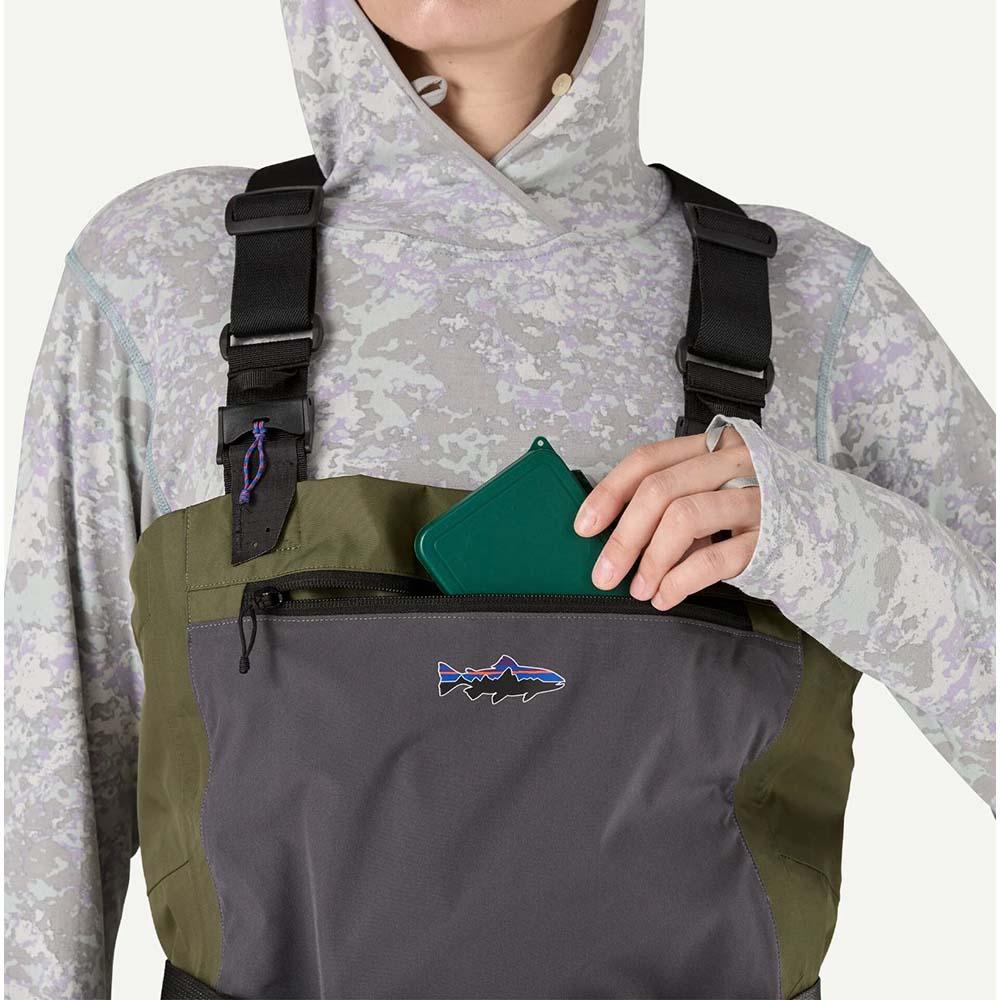 Patagonia Swiftcurrent Traverse Waders Women's in Basin Green