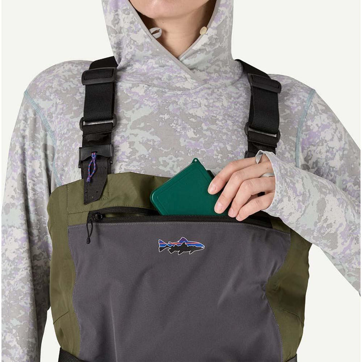 Patagonia Swiftcurrent Traverse Waders Women's in Basin Green