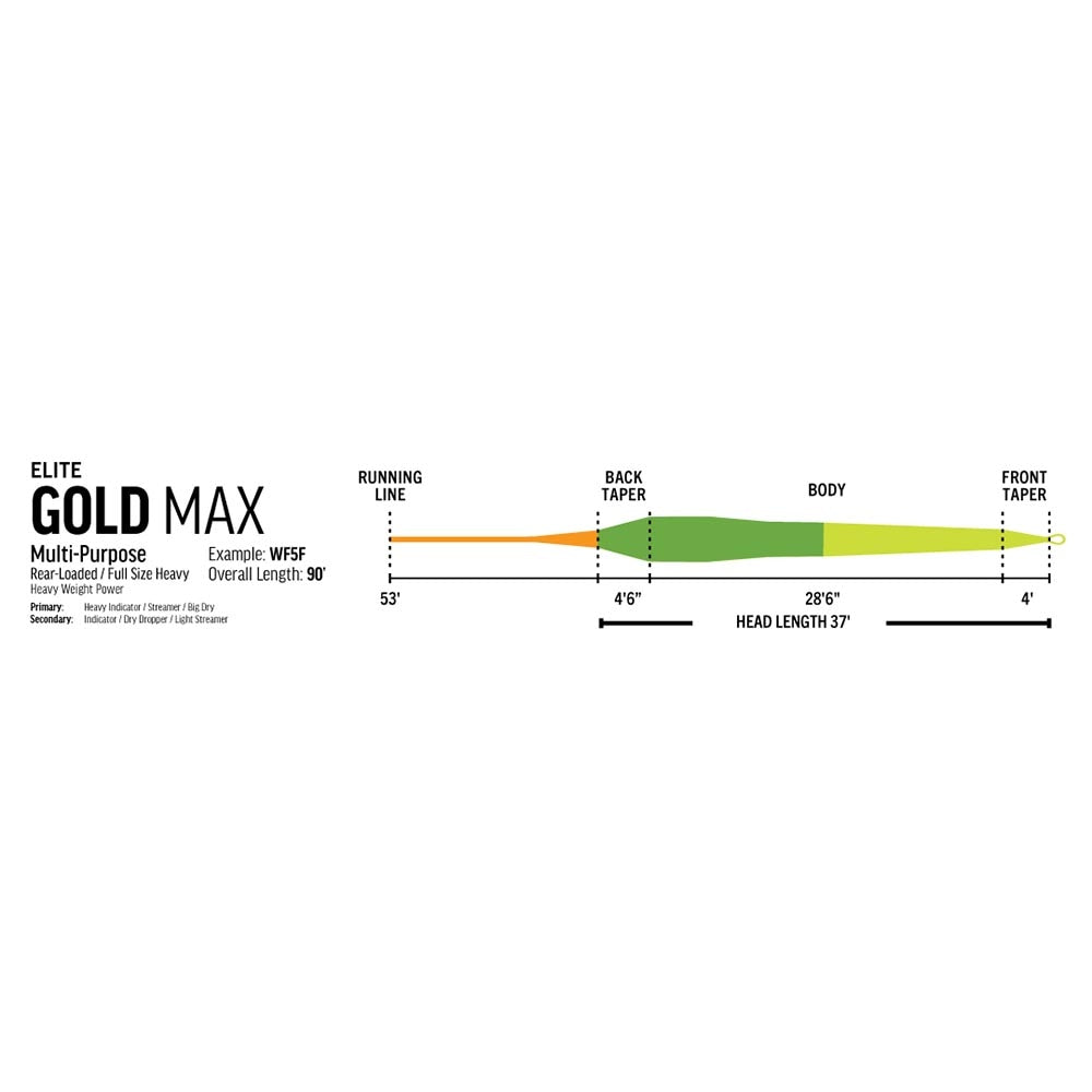 Rio Elite Gold Max Fly Line in One Color