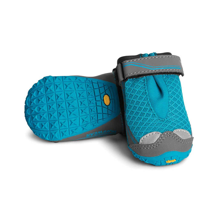 Ruffwear Grip Trex Dog Boot Pairs in Blue Spring