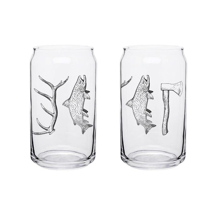 RepYourWater Beer Can Glass in Hunt Fish Camp