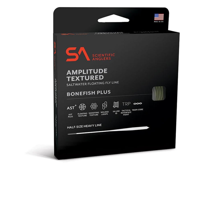Scientific Anglers Amplitude Bonefish Plus Taper Fly Line in Black and Surf and Ivory