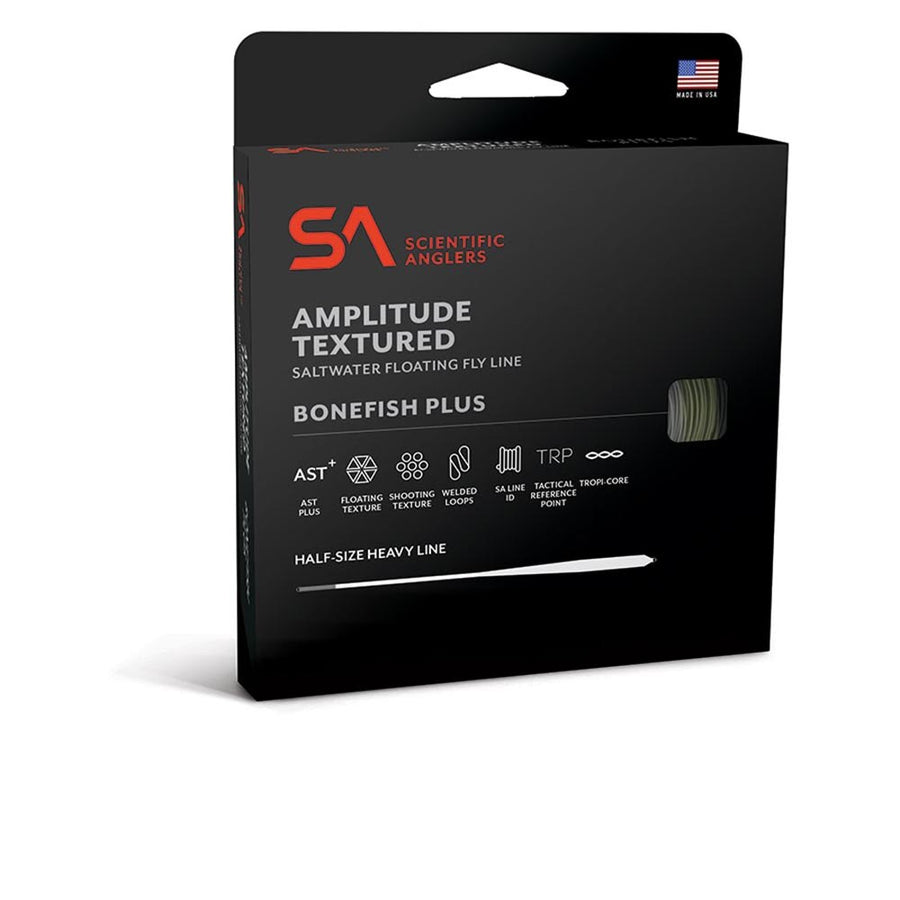 Scientific Anglers Amplitude Bonefish Plus Taper Fly Line in Black and Surf and Ivory