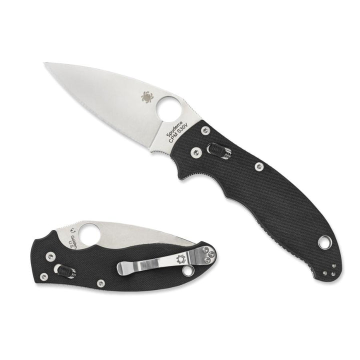 Spyderco Manix 2 Knife in G10 Black