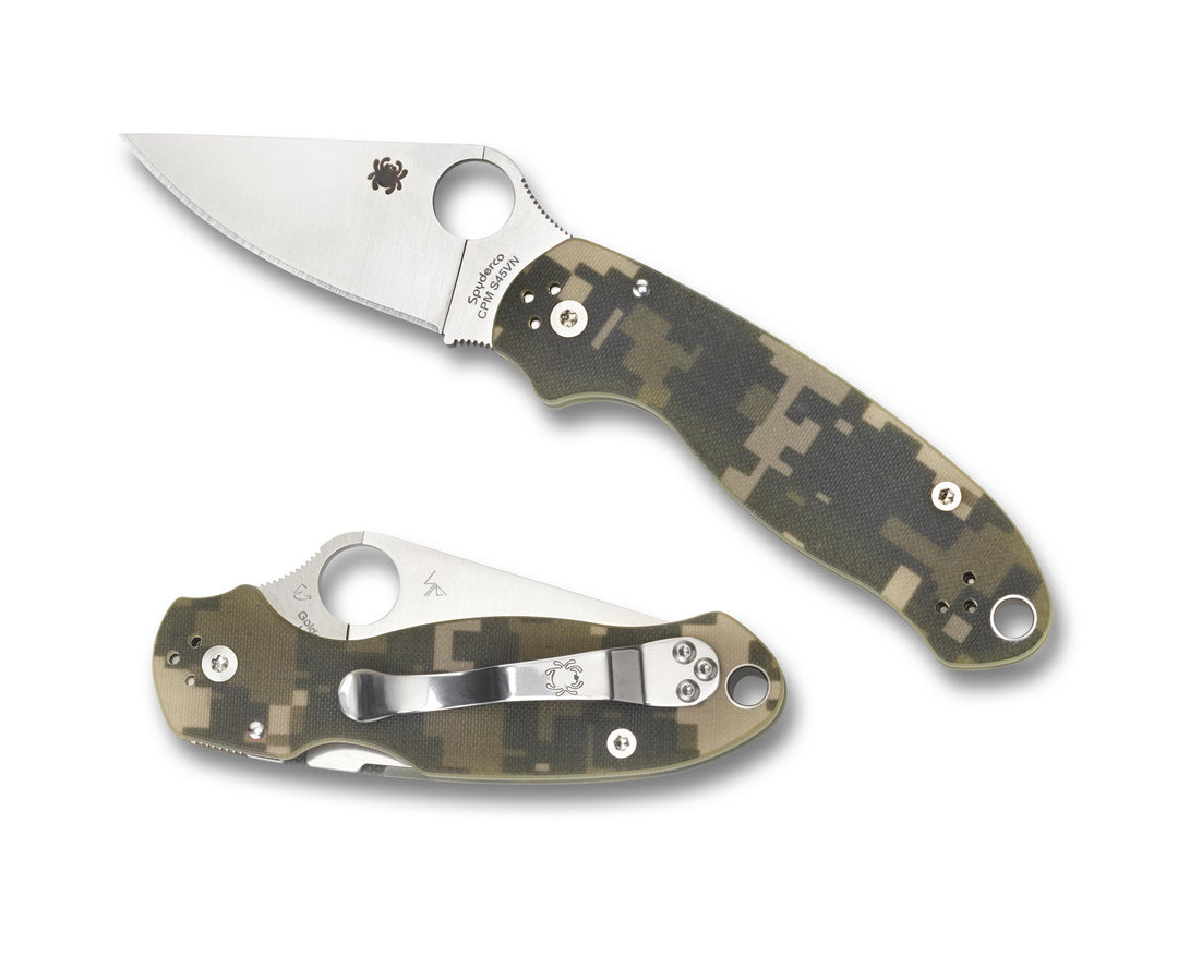 Spyderco Para 3 Knife in Camo