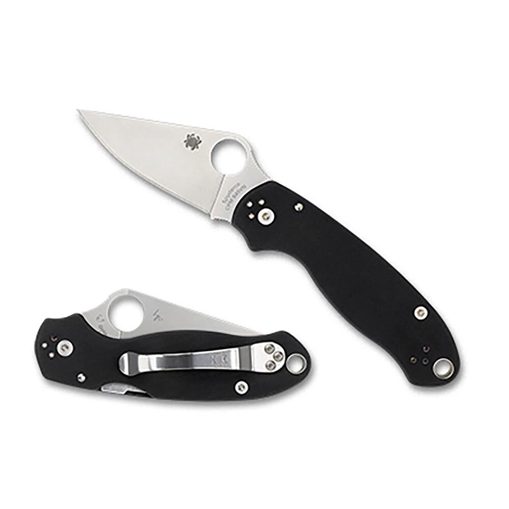 Spyderco Para 3 Knife in G10 Black