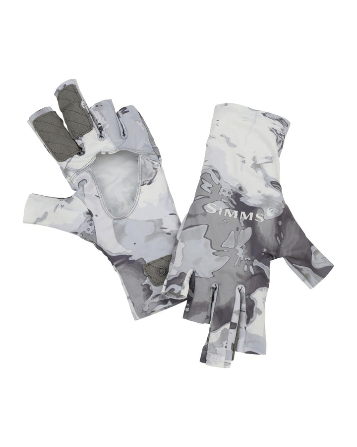 Simms Solarflex Sunglove in Cloud Camo Gray